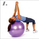 Упражнения для позвоночника на гимнастическом мяче Силовая тренировка на мяче